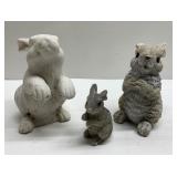 Rabbit garden statues
