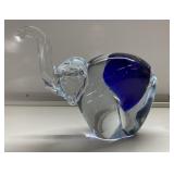 Art glass elephant