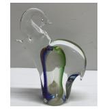 Art glass elephant
