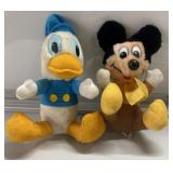 Vintage Disney Christmas Carol plush-Mickey Mouse