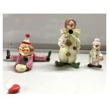 1980s Enesco & more clown figurines