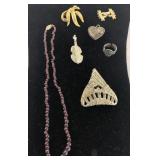 Vintage brooches & more-(Small section)