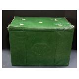 Vintage storage ottoman