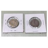 Foreign coins (in small section)