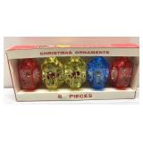 COOL retro Jewel Brite Christmas Ornaments