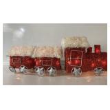 Light-up Christmas train
