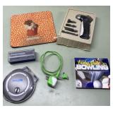 PC bowling game, charger cord & more