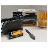 CUTE pencil pen holder, electric stapler more