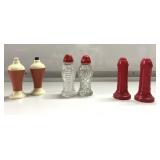 Mid century modern salt & pepper incl press button