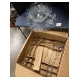 HUGE vintage Punch Bowl Set