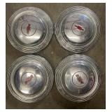 1960s Chevy Red Bowtie wheel covers