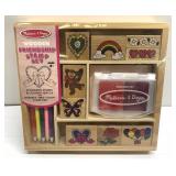 Melissa & Doug Wooden Friendship Stamp Set