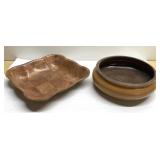 NEAT wood serving bowl & 1986 FTD piece NEAT wood serving bowl & 1986 FTD piece