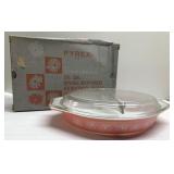 RARE Pyrex Cinderella oval divided dish & box!!!! RARE Pyrex Cinderella oval divided dish & box!!!!