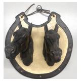 NEAT 3-dimensial chalkware horse plaque NEAT 3-dimensial chalkware horse plaque