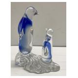 Art glass penguins Art glass penguins