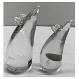 Ekena's Sweden lead crystal mice Ekena's Sweden lead crystal mice