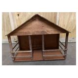 Vintage wood barn or nativity-15' tall x18' across Vintage wood barn or nativity-15' tall x18' across
