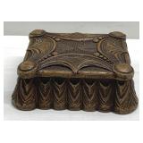 Trinket box-Piece on cover needs repair Trinket box-Piece on cover needs repair