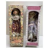Dolls are about 15 inches tall Dolls are about 15 inches tall