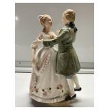 Vintage dancing music box-WORKS! Vintage dancing music box-WORKS!