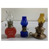 Miniature oil lamps-Tallest is 5' Miniature oil lamps-Tallest is 5'