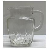 Vintage art deco glass pitcher-7' tall Vintage art deco glass pitcher-7' tall