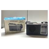 Vintage Stewart radio & box-works Vintage Stewart radio & box-works