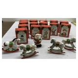 Small 7-11 porcelain Christmas ornaments Small 7-11 porcelain Christmas ornaments