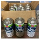 9 cans refrigerant oil charge 9 cans refrigerant oil charge