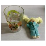 McDonalds Shrek glass & Cabbage Patch Kids doll McDonalds Shrek glass & Cabbage Patch Kids doll