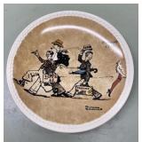 1982 Norman Rockwell plate 1982 Norman Rockwell plate