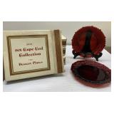 Vintage Avon Cape Cod Ruby Red pieces-4 sets of 2 Vintage Avon Cape Cod Ruby Red pieces-4 sets of 2