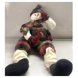 30 INCH TALL Christmas snowman w/ tags 30 INCH TALL Christmas snowman w/ tags