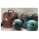 Vintage bowling balls & bags Vintage bowling balls & bags