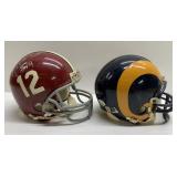 AUTOGRAPHED vintage helmets-about 8' tall AUTOGRAPHED vintage helmets-about 8' tall