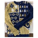 COOL Rams Ugly Christmas Sweater NFL size L COOL Rams Ugly Christmas Sweater NFL size L