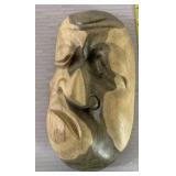 NEAT carved wood face-9' tall NEAT carved wood face-9' tall