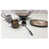 Antique silverplate-Hotel Statler Reed & Barton & Antique silverplate-Hotel Statler Reed & Barton &