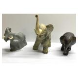 Elephant figurines & Full Avon cologne Elephant figurines & Full Avon cologne