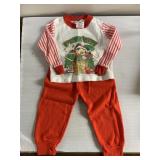 Vintage 3T Disney Christmas Mickey PJs Vintage 3T Disney Christmas Mickey PJs