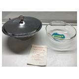 Mid century modern Pyrex & Kromex set Mid century modern Pyrex & Kromex set