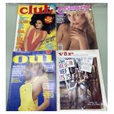 Vintage adult magazines