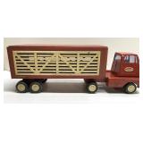RARE Tonka semi & cattle trailer