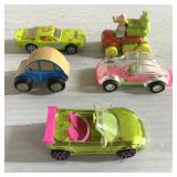 Little wood car, see-thru & more toy cars