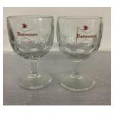 Vintage Budweiser carnival prize glasses Vintage Budweiser carnival prize glasses