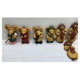 Vintage dough Christmas Ornaments Vintage dough Christmas Ornaments