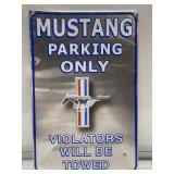 Mustang metal sign-11.5x17.5in Mustang metal sign-11.5x17.5in