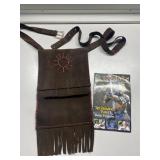 Leather fringe beaded purse & more Leather fringe beaded purse & more