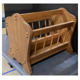 Wood magazine rack Wood magazine rack